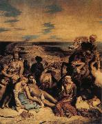 Eugene Delacroix The Massacre of Chios painting